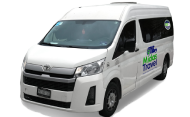 <b>TOYOTA HIACE</b> - Max. 10 Pax<br><b>$1,200 MXN</b>