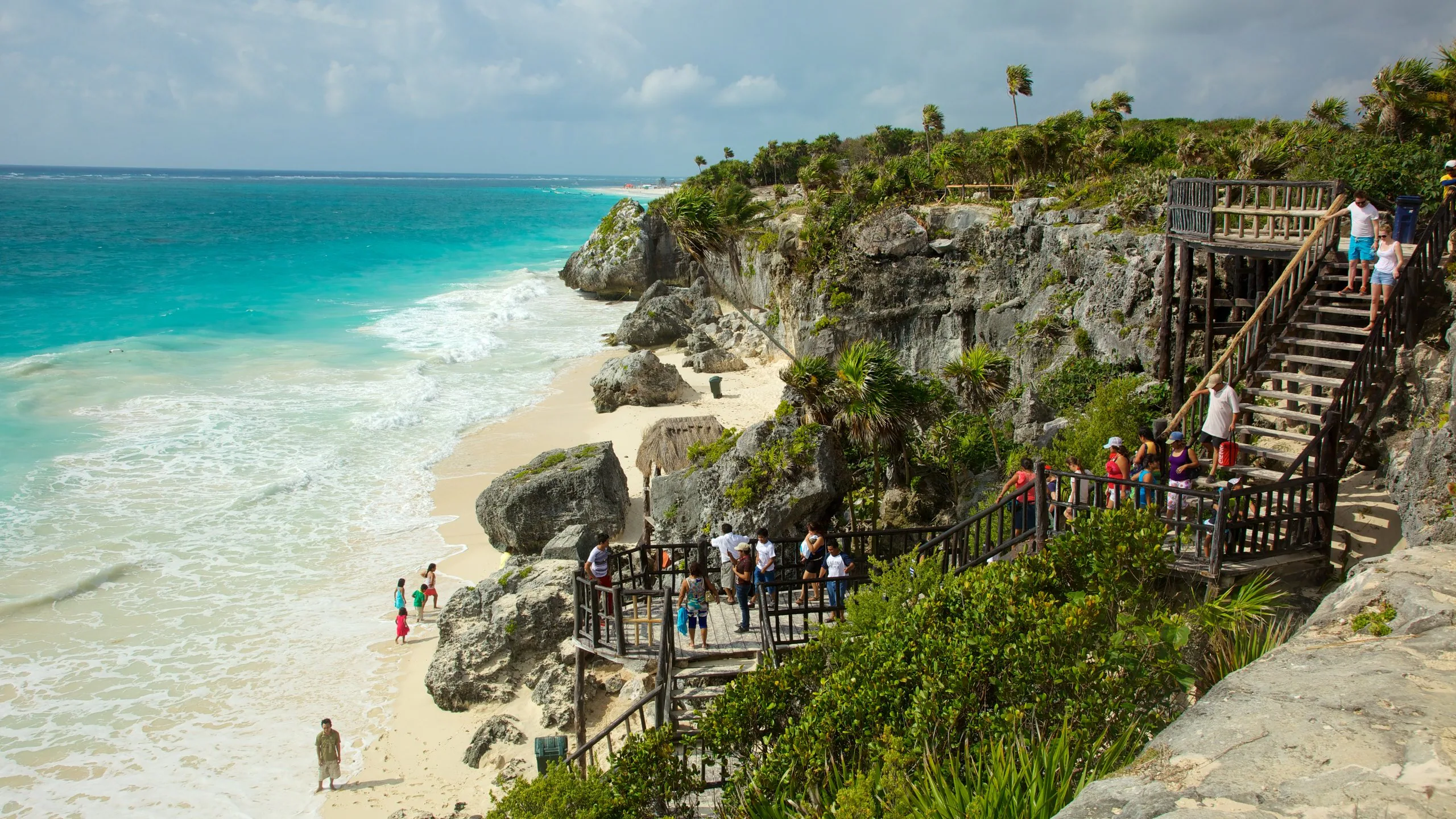 Tulum Mayan ruins by the sea with eco-chic retreats popular