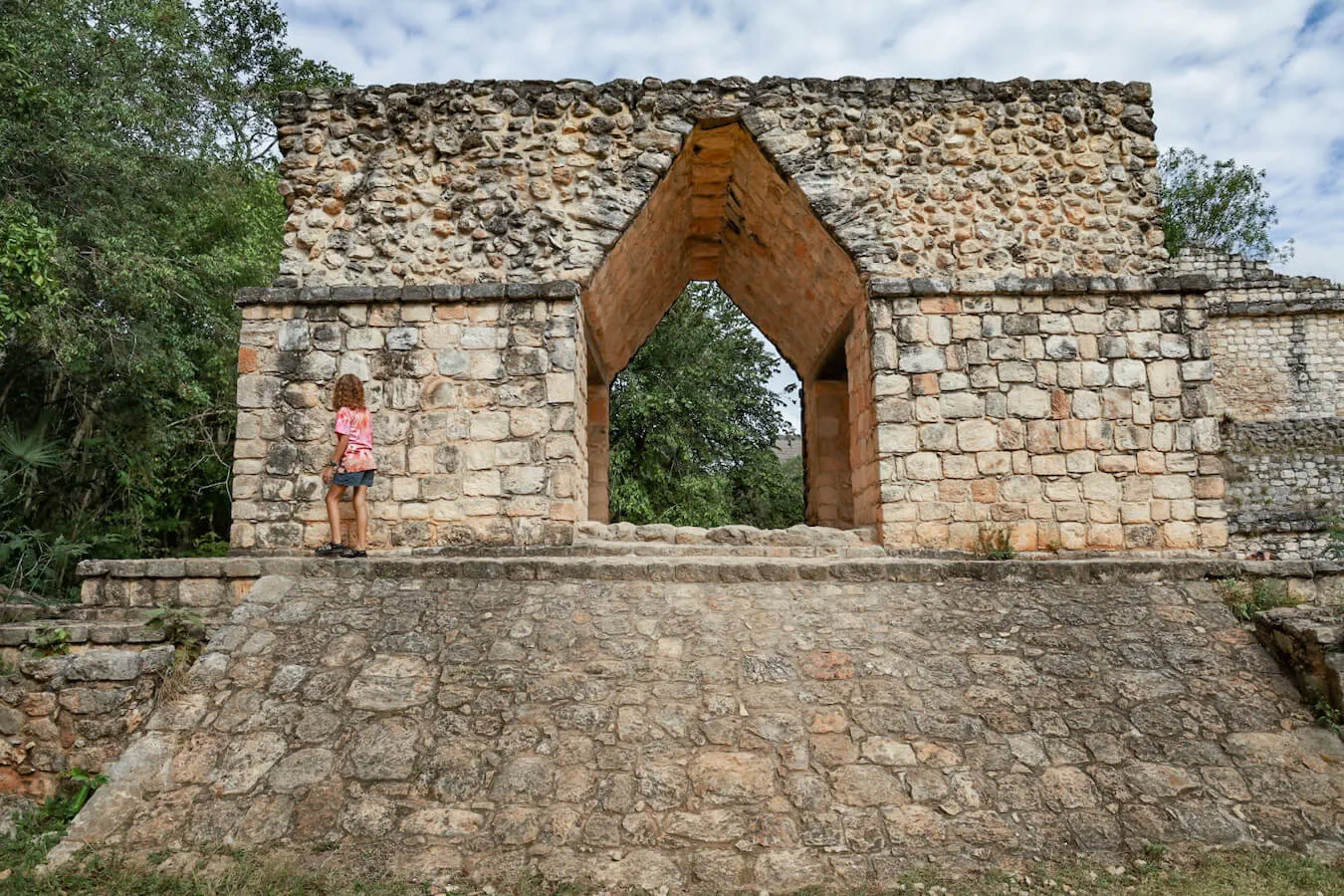 Ek Balam Cancun archaeological site entrance
