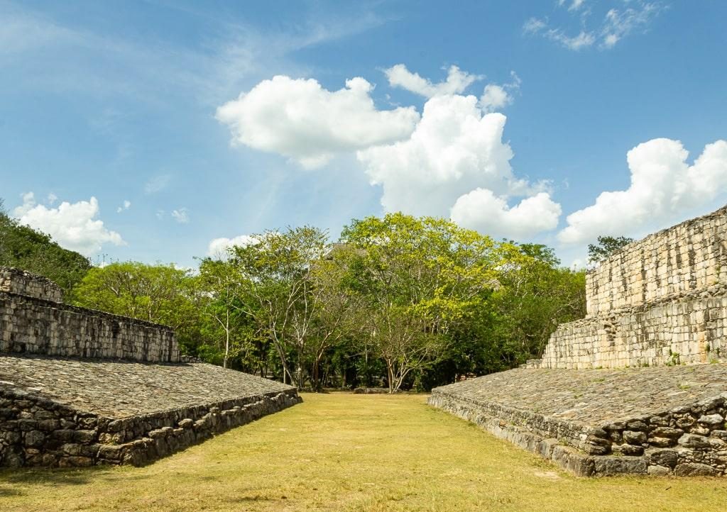 Ek Balam Cancun ball court ruins